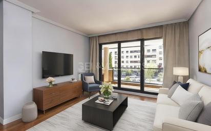Sala d'estar de Apartament en venda en Alcobendas amb Aire condicionat, Calefacció i Parquet