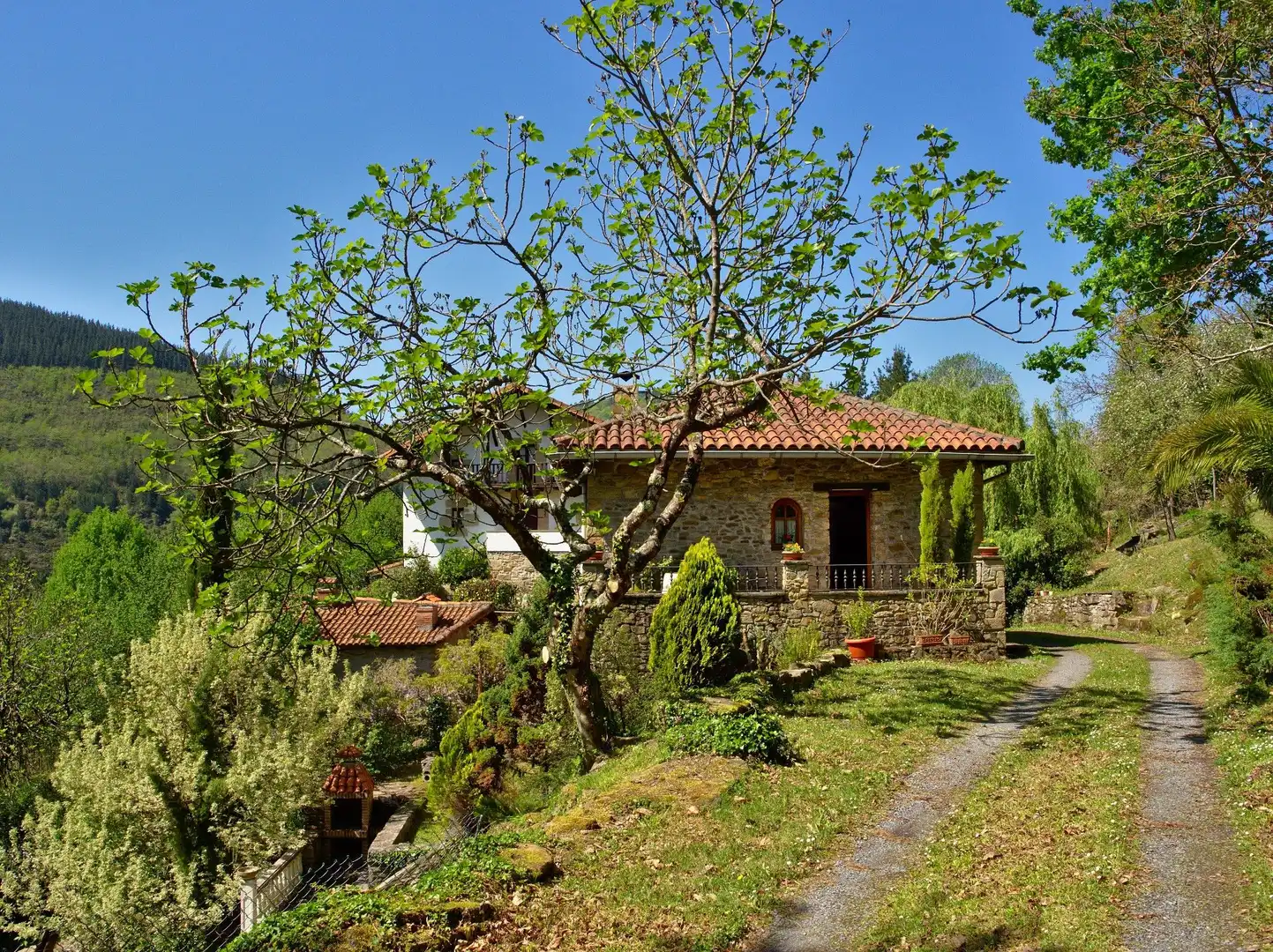 Vista exterior de Casa o xalet en venda en Orozko amb Terrassa i Moblat