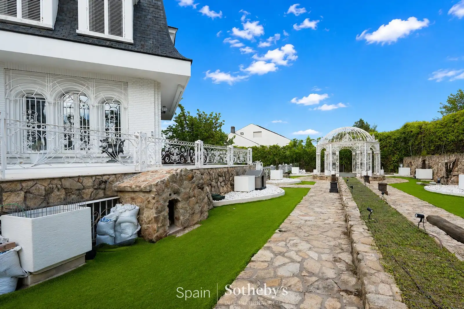 Terraza de Casa o chalet en venta en Pozuelo de Alarcón con Aire acondicionado, Jardín privado y Terraza