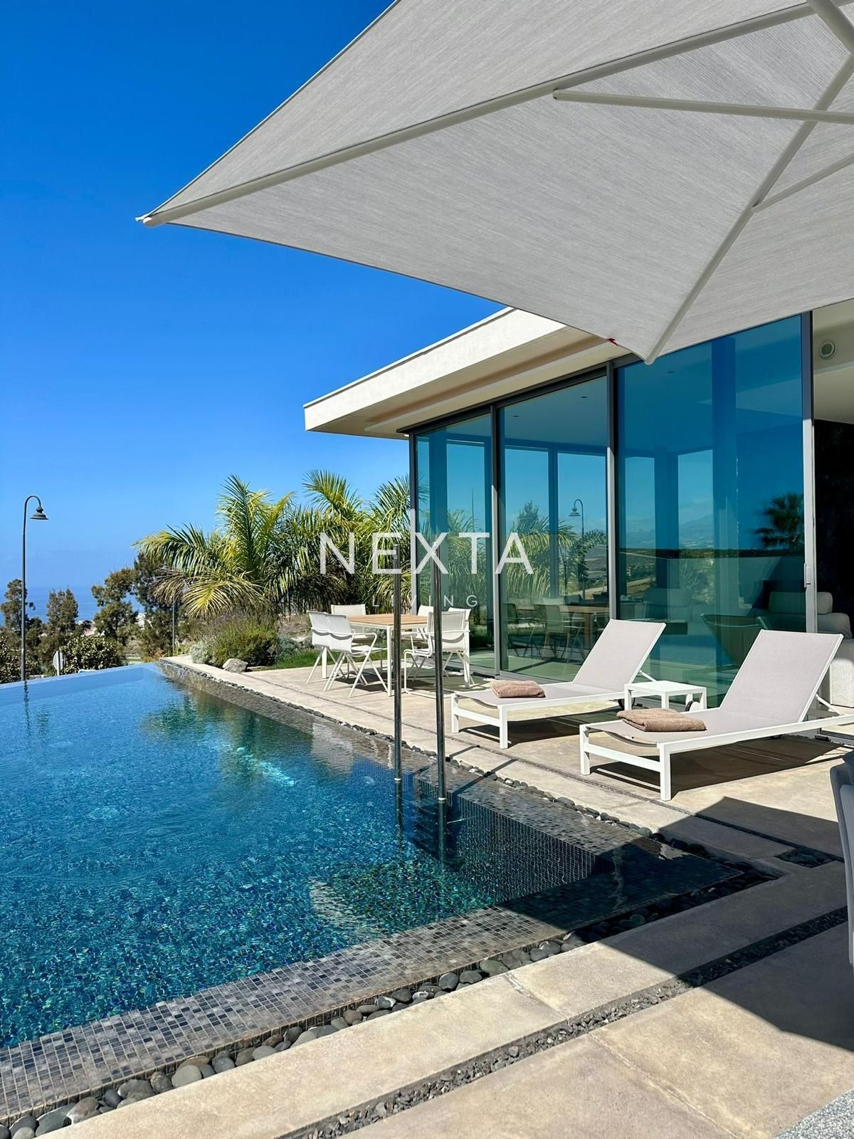 Terrassa de Casa o xalet de lloguer en Guía de Isora amb Piscina