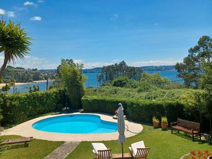 Swimming pool of House or chalet for sale in Pontedeume  with Private garden, Terrace and Swimming Pool