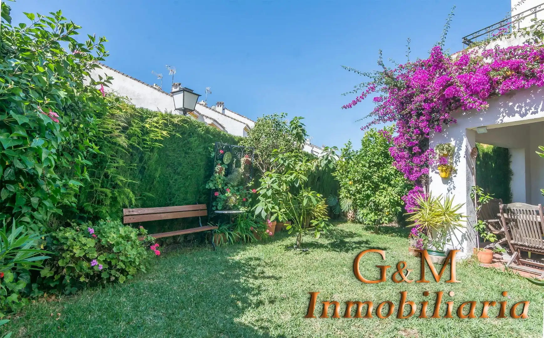 Jardín de Casa adosada en venta en Estepona con Jardín privado, Terraza y Balcón