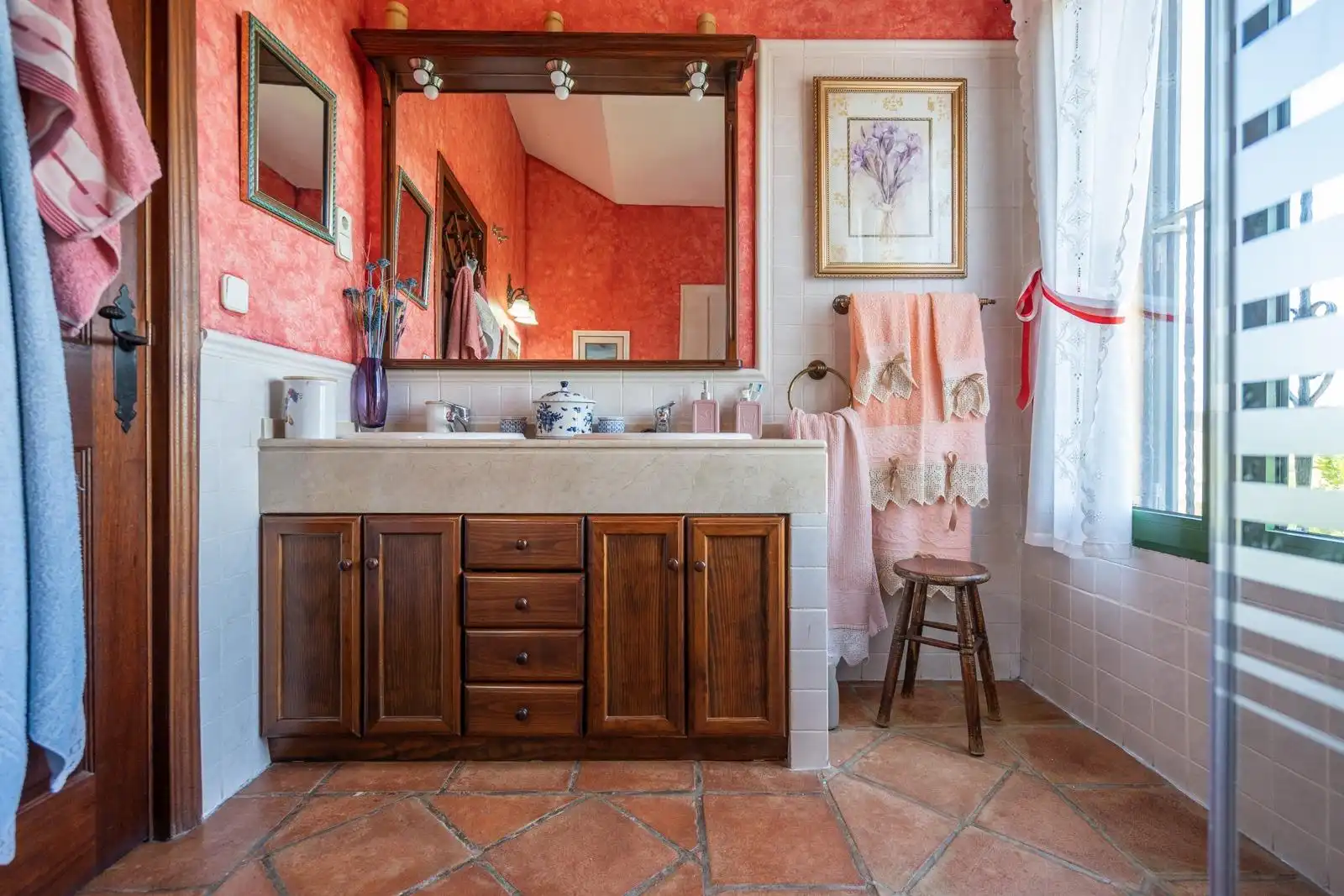 Baño de Finca rústica en venta en Chinchón con Aire acondicionado, Calefacción y Jardín privado