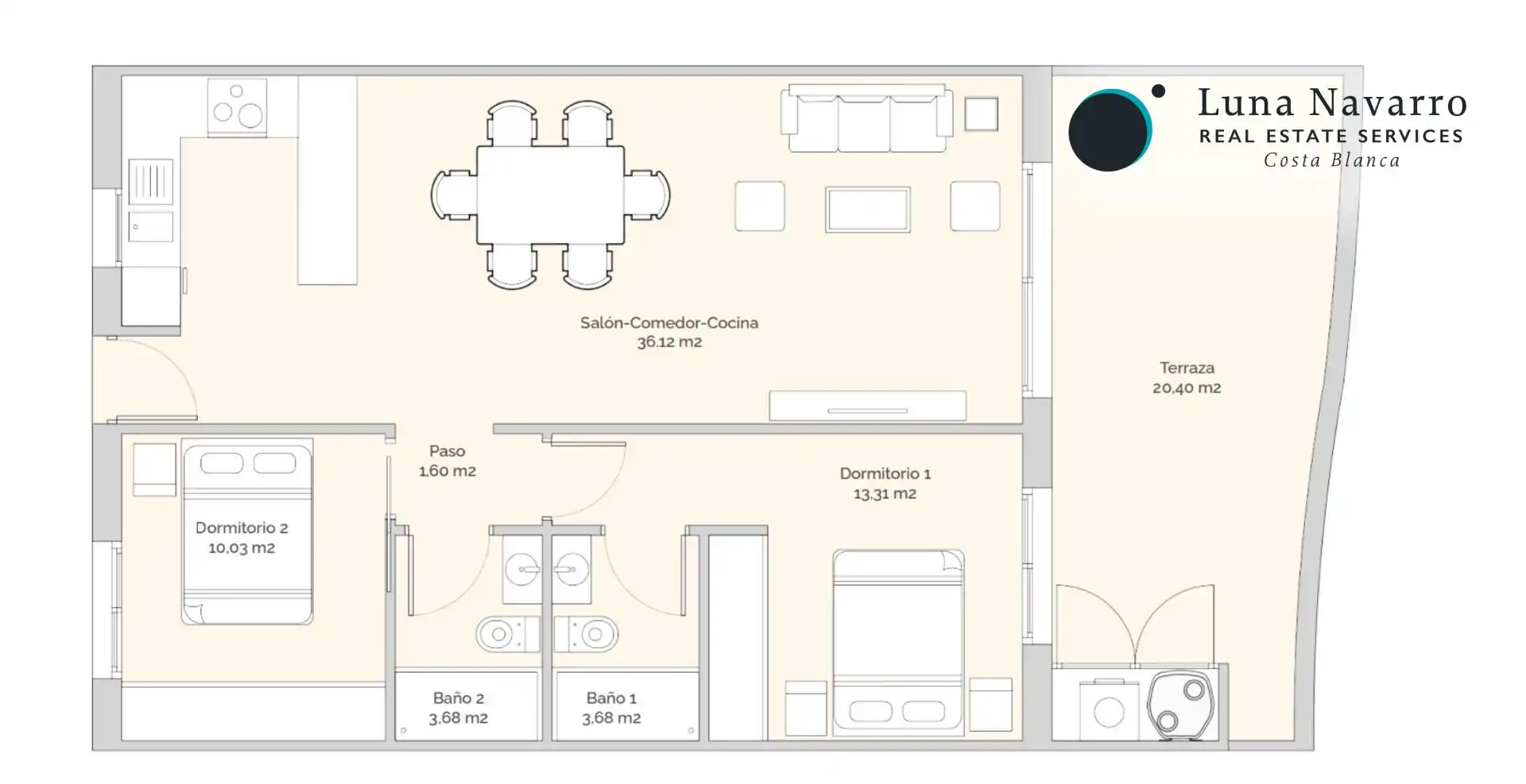 Mini appartamento con terrazza in vendita a Avenida Oviedo, imagen 31