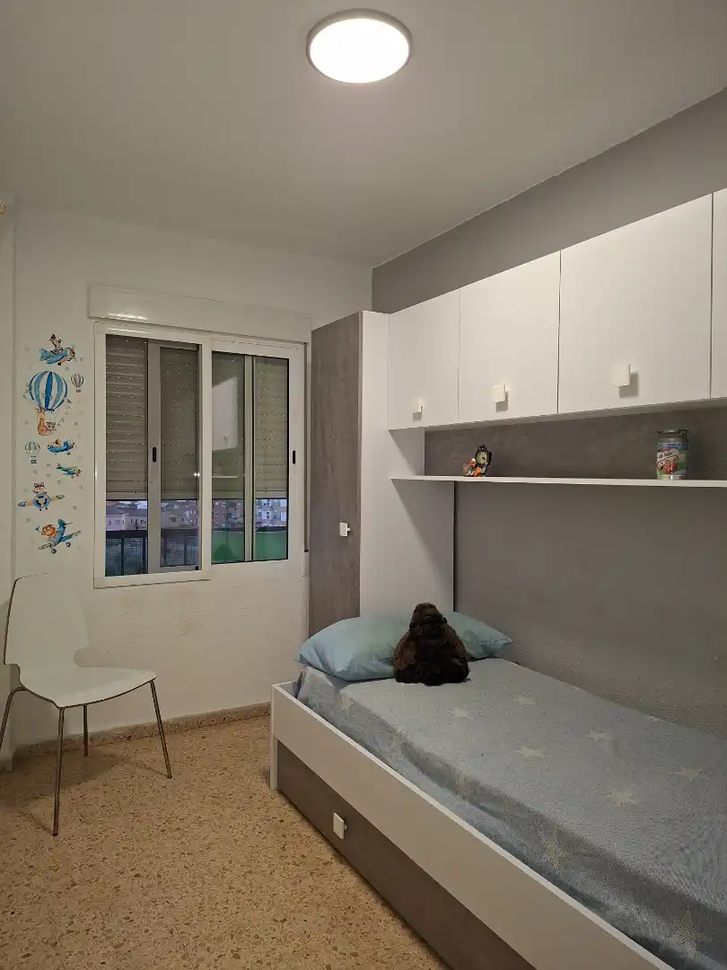 Bedroom of Flat for rent in Valencia  with Air Conditioner, Furnished and Oven