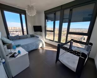 Bedroom of Flat for sale in  Valencia Capital  with Air Conditioner, Storage room and Furnished