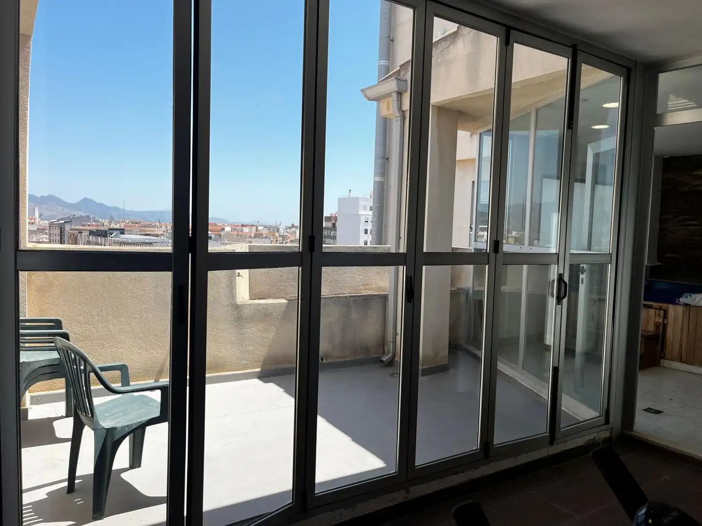 Balcony of Attic for sale in Castellón de la Plana / Castelló de la Plana  with Air Conditioner, Heating and Terrace