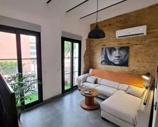 Living room of Flat to rent in  Valencia Capital  with Air Conditioner, Heating and Terrace