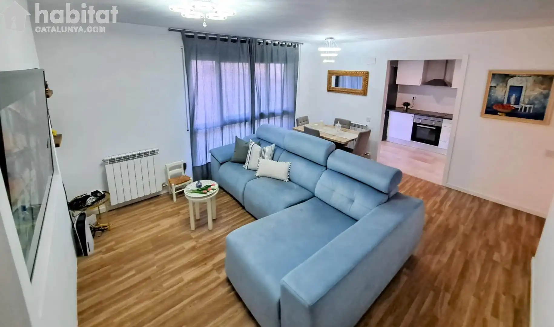 Sala de estar de Casa adosada en venta en Piera con Calefacción, Terraza y Alarma