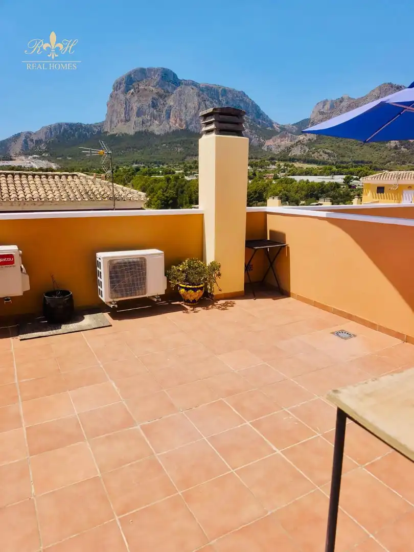 Terrace of Flat for sale in Polop  with Air Conditioner, Heating and Storage room