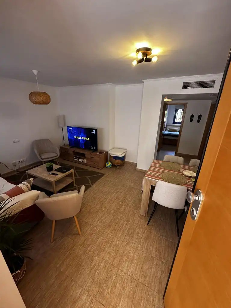 Wohnzimmer von Erdgeschoss zur Miete in Canet d'En Berenguer mit Terrasse und Gemeinschaftspool