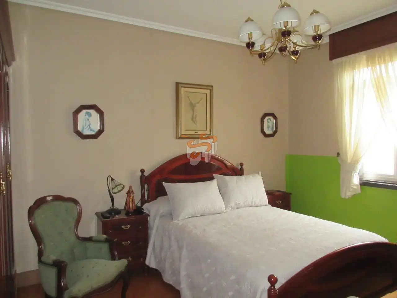 Bedroom of Flat for sale in Ferrol  with Heating and Furnished