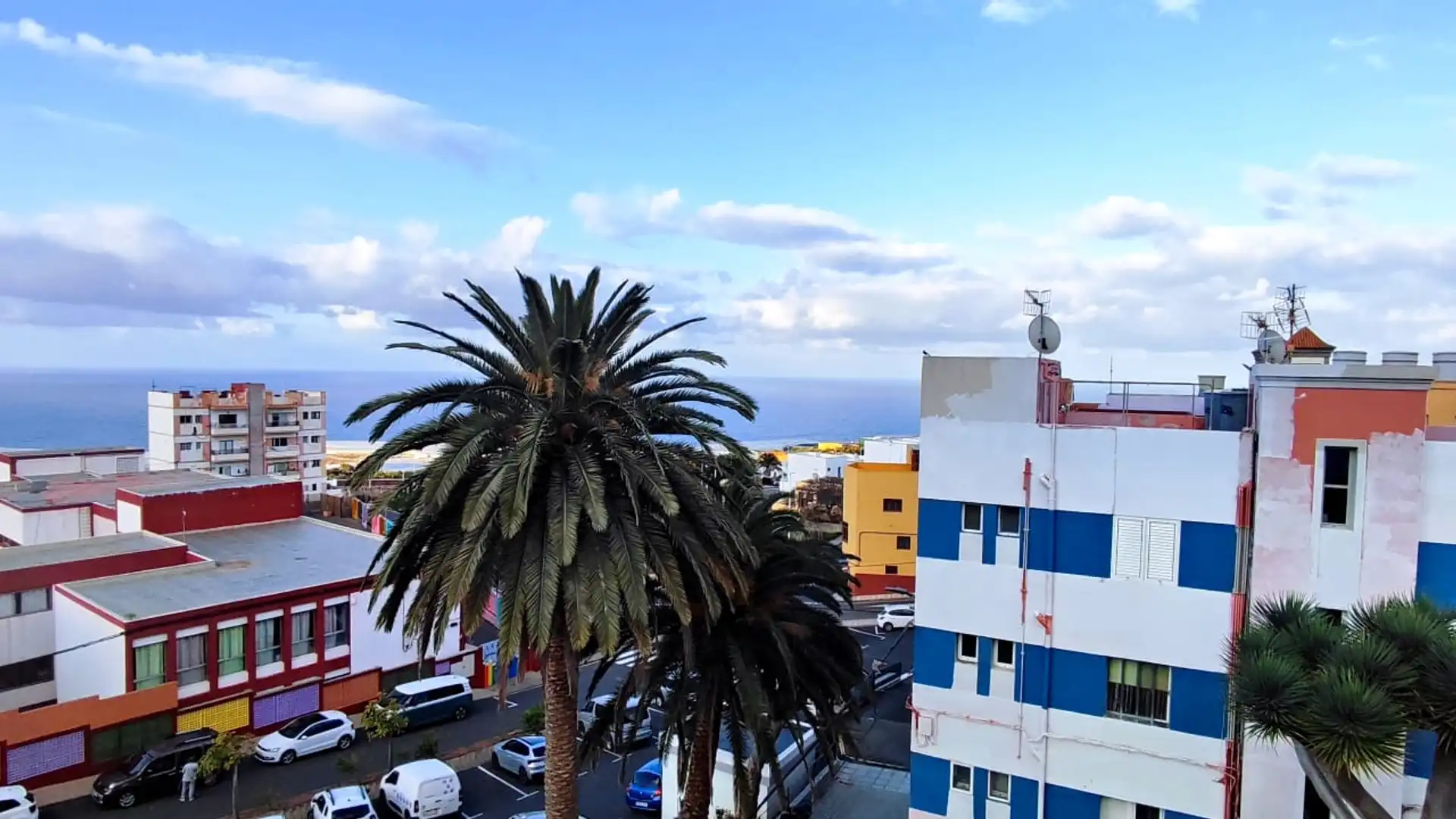 Vista exterior de Piso en venta en Santa María de Guía de Gran Canaria