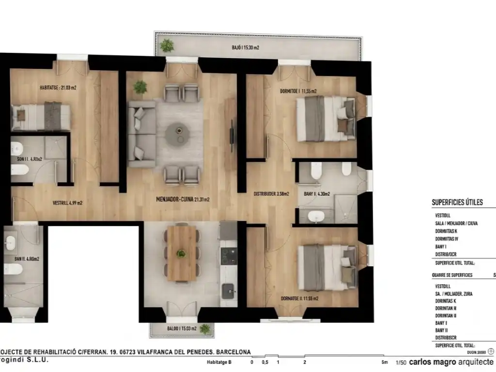 Piso con ascensor en venta en Calle Ferran, imagen 2