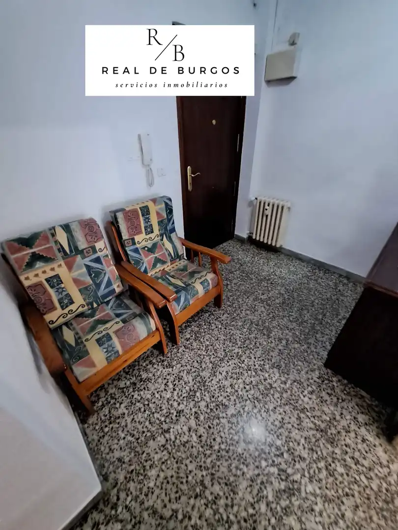 Sala de estar de Piso de alquiler en Valladolid con Calefacción, Terraza y Amueblado