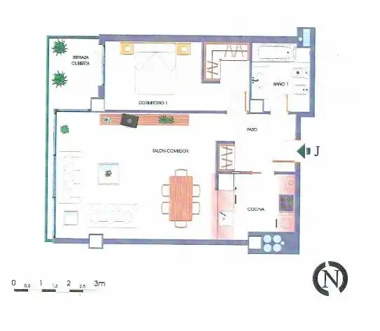 Study for sale in Castellón de la Plana / Castelló de la Plana  with Terrace, Storage room and Furnished