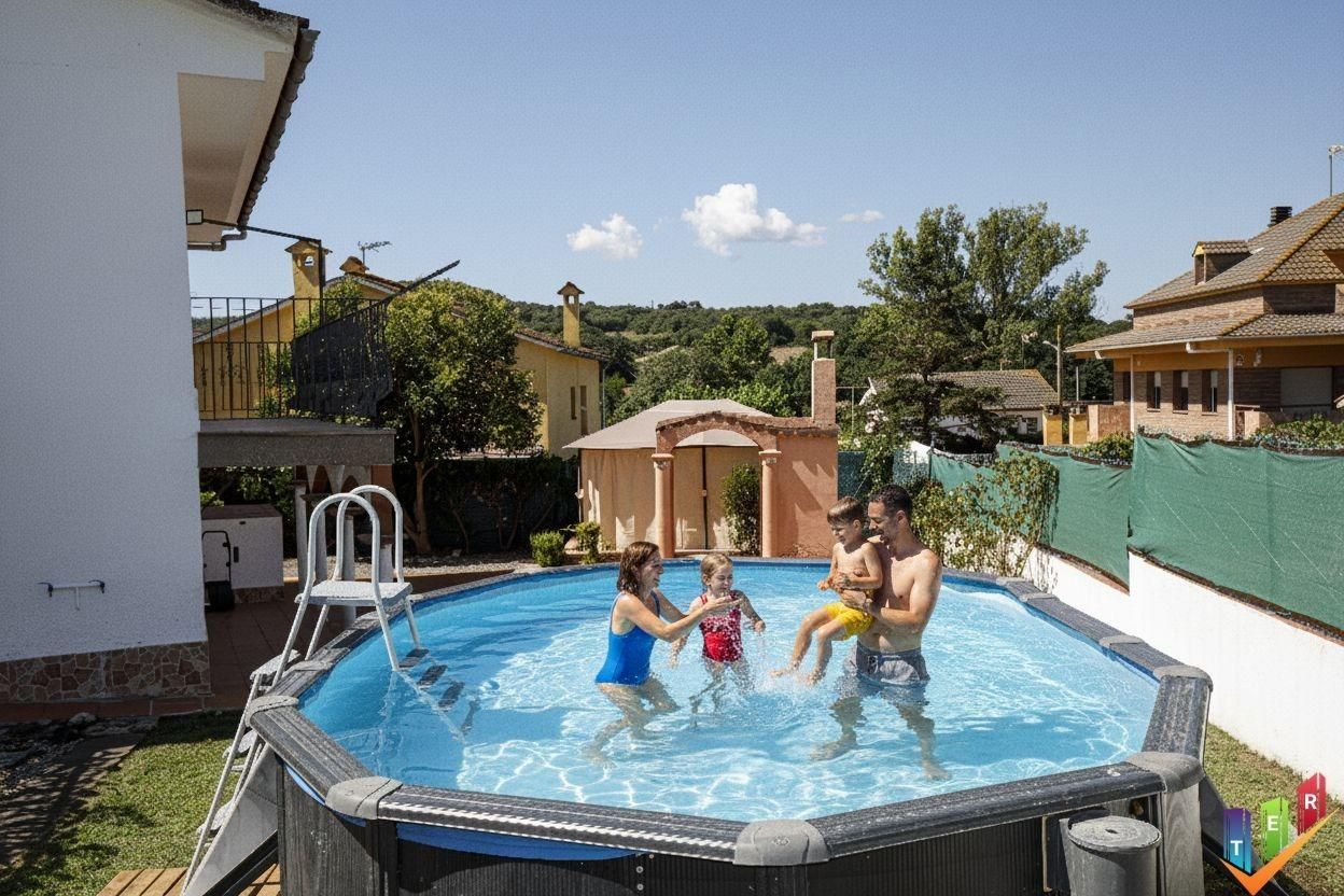 Piscina de Casa o xalet en venda en Maçanet de la Selva amb Calefacció, Jardí privat i Terrassa