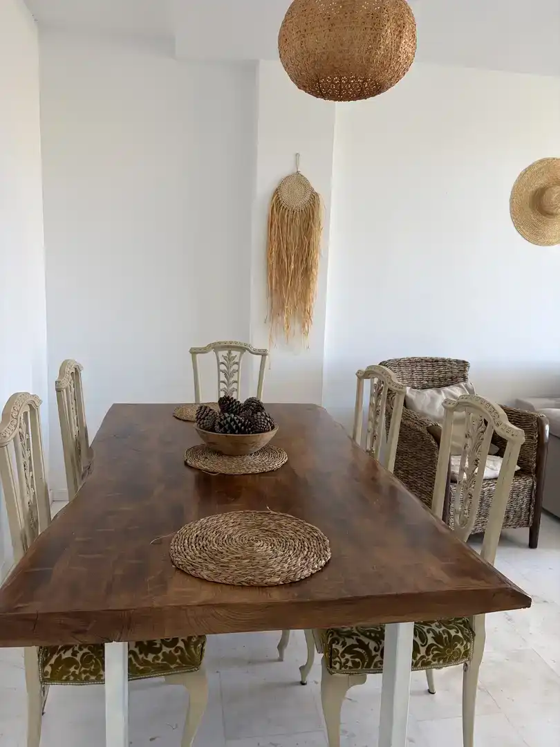 Esszimmer von Dachboden zur Miete in Benitachell / El Poble Nou de Benitatxell mit Klimaanlage und Balkon