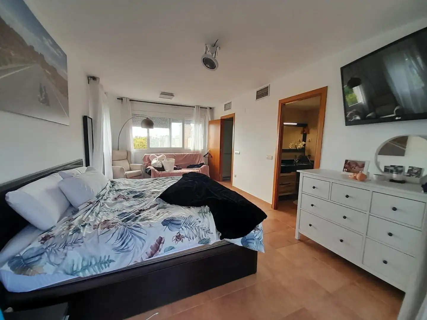 Dormitori de Casa o xalet en venda en Canet de Mar amb Aire condicionat, Jardí privat i Terrassa