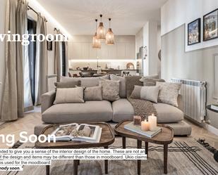 Sala d'estar de Apartament de lloguer en  Barcelona Capital amb Aire condicionat, Calefacció i Moblat