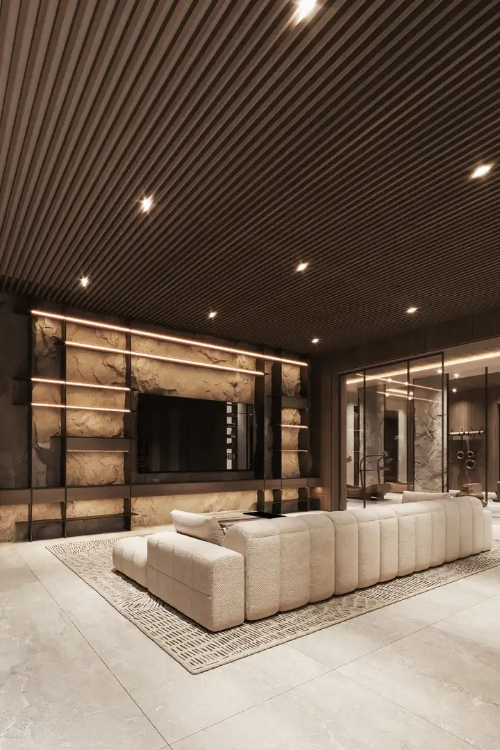 Sala de estar de Casa o chalet en venta en Marbella con Aire acondicionado, Jardín privado y Terraza