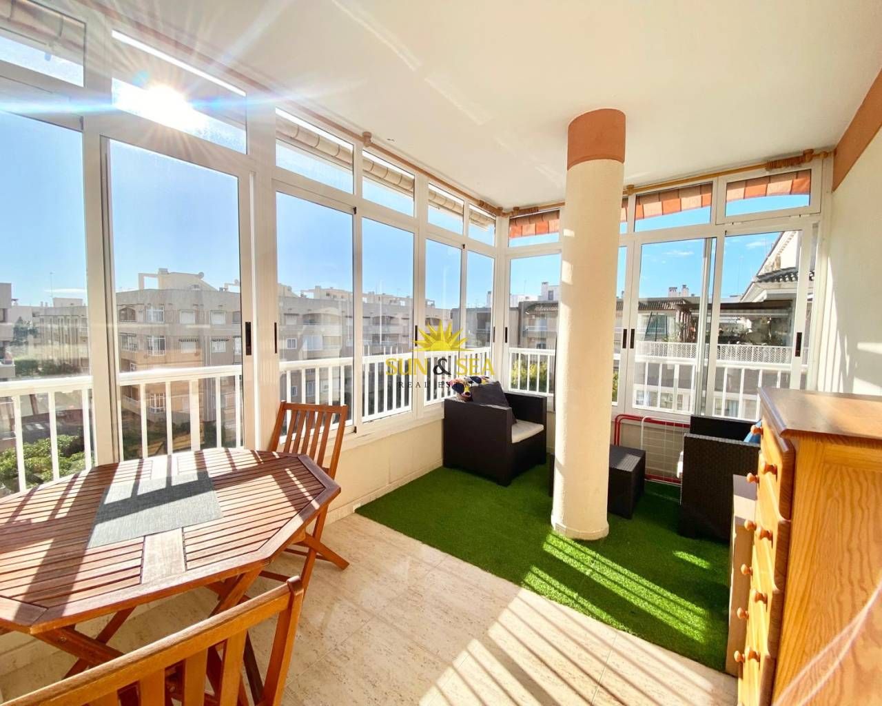 Balcony of Apartment to rent in Guardamar del Segura  with Air Conditioner, Heating and Terrace