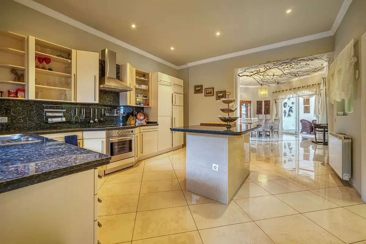 Kitchen of Detached homes for sale in Marbella  with Air Conditioner, Terrace and Storage room
