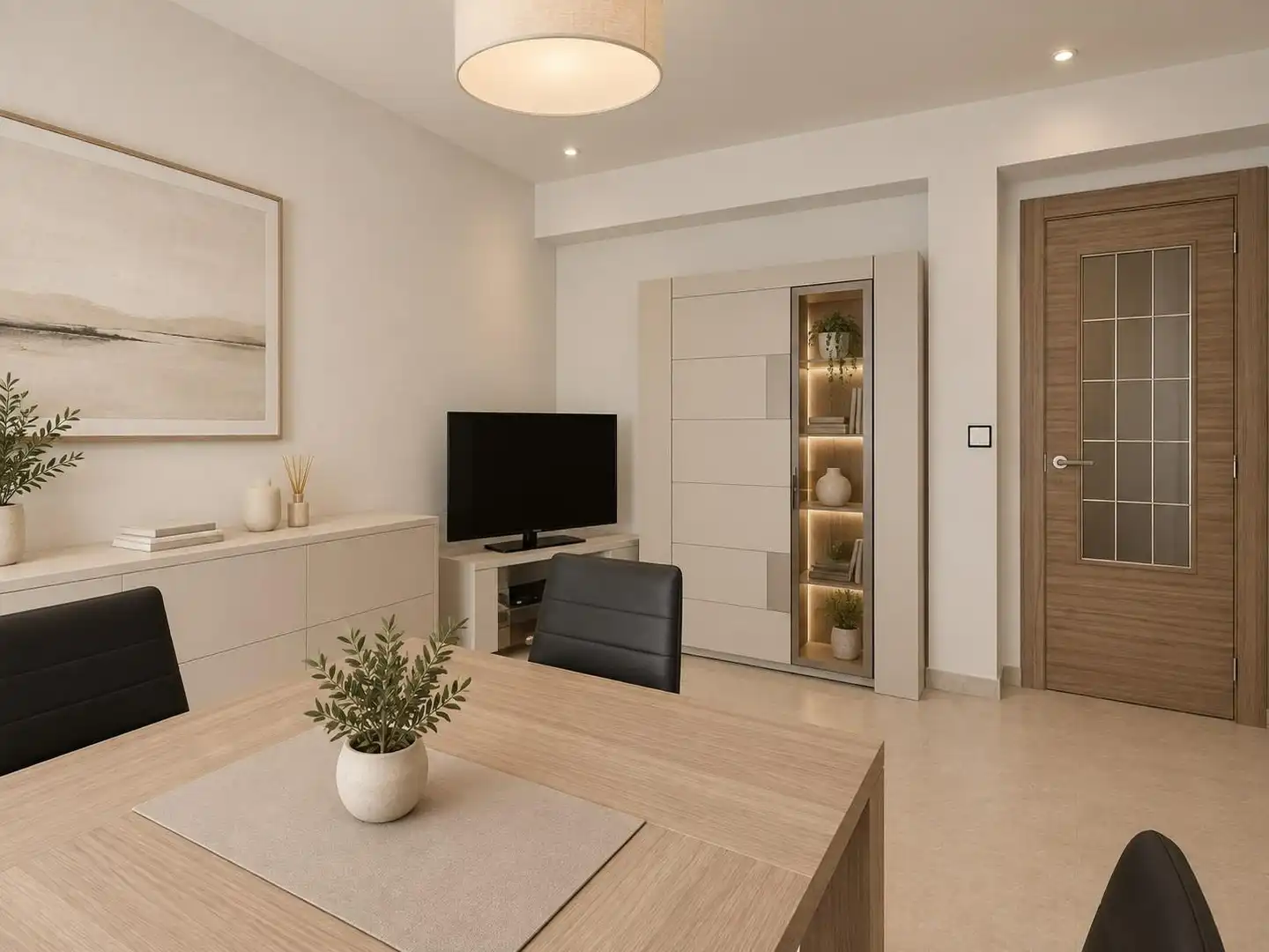 Living room of Flat for sale in Benetússer  with Air Conditioner, Heating and Balcony
