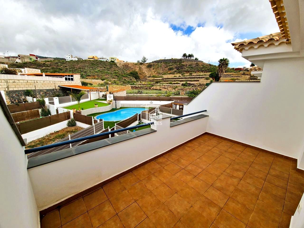 Terrassa de Casa o xalet en venda en San Miguel de Abona amb Aire condicionat, Jardí privat i Terrassa