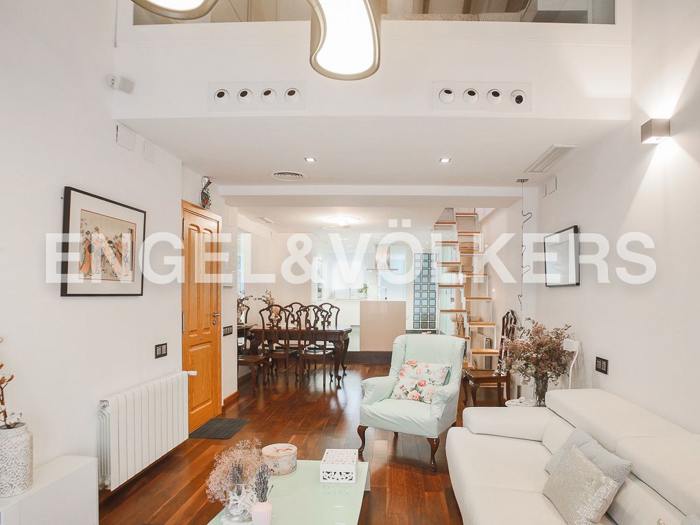 Sala de estar de Casa o chalet de alquiler en  Valencia Capital con Aire acondicionado, Calefacción y Parquet