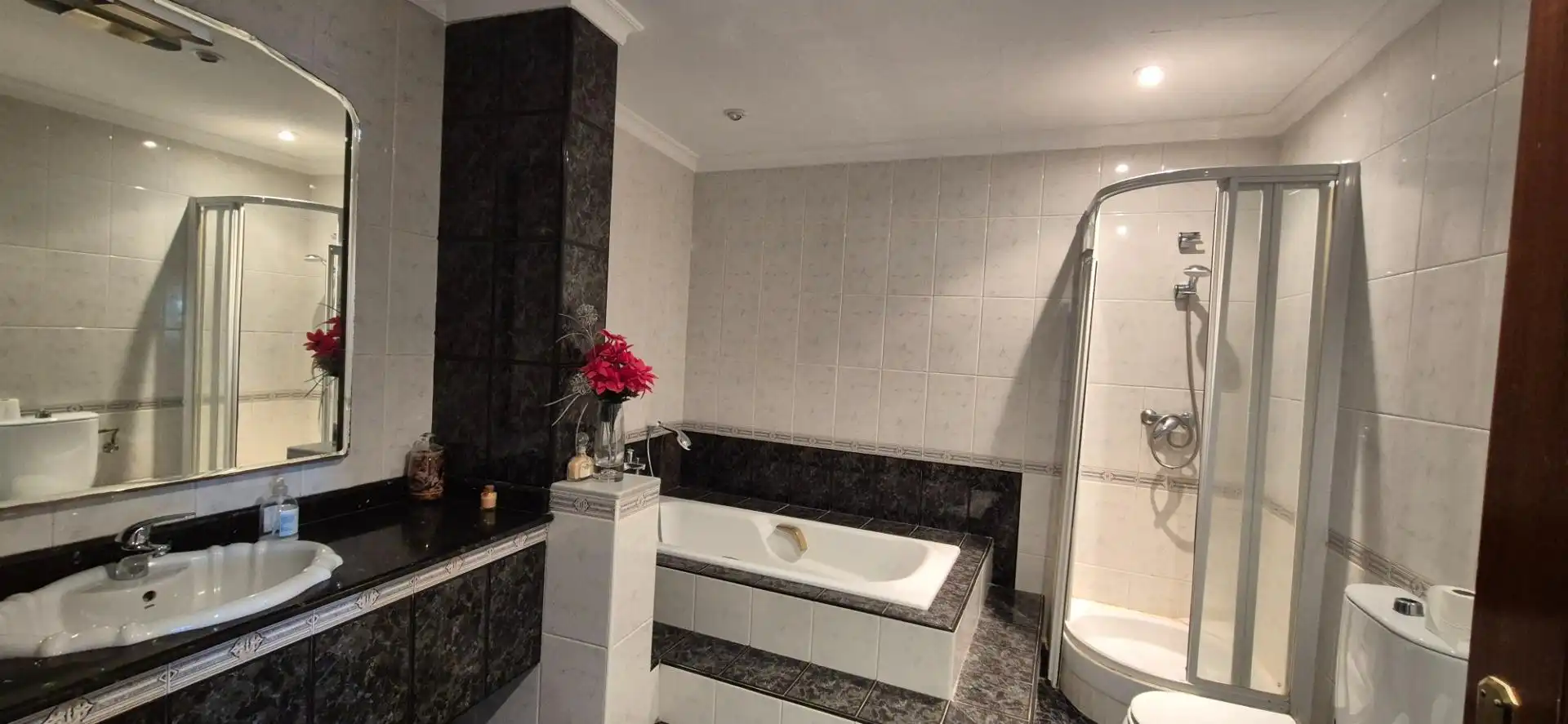 Baño de Casa o chalet en venta en Málaga con Aire acondicionado, Jardín privado y Terraza