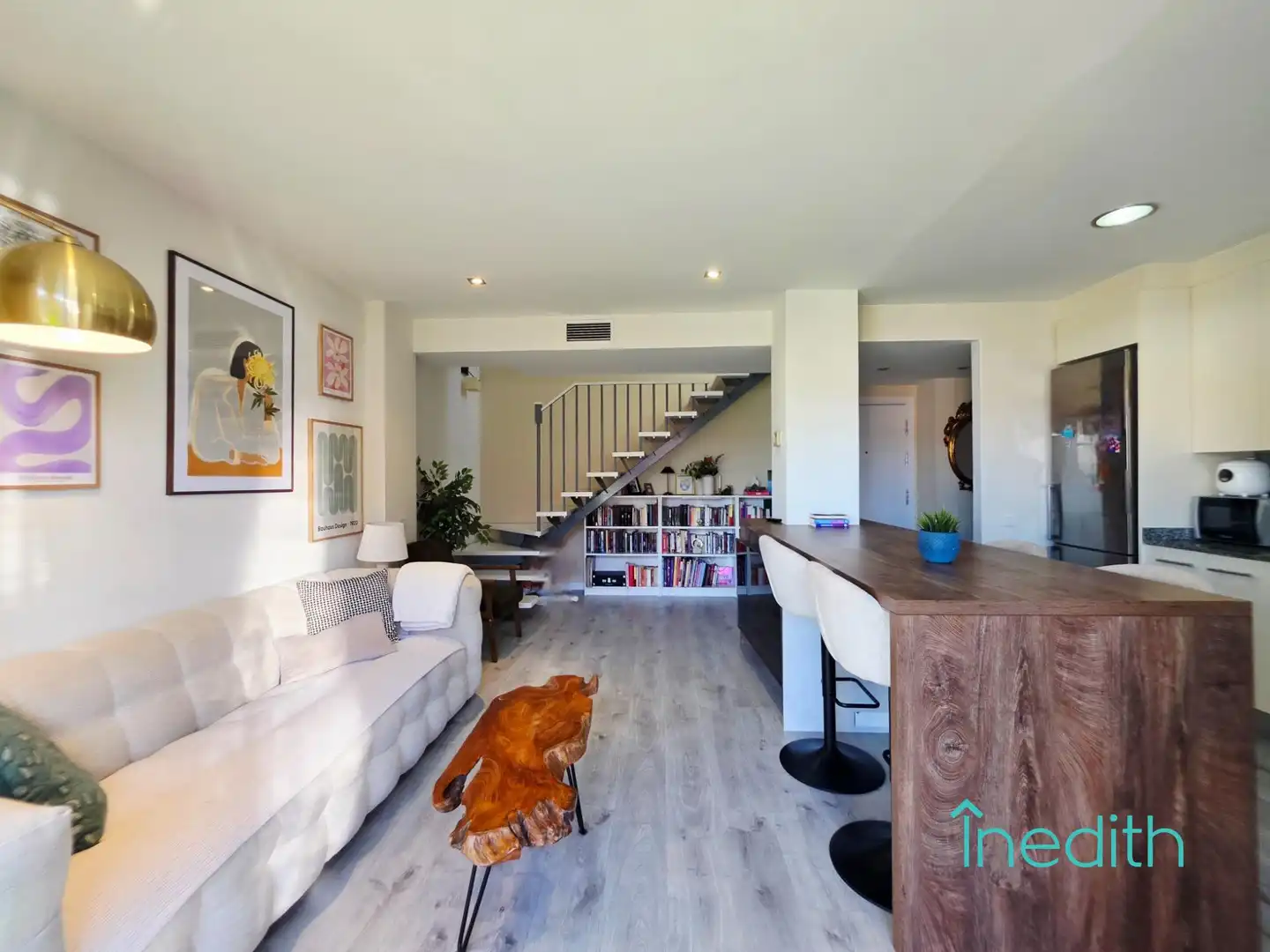 Living room of Flat for sale in Castelldefels  with Air Conditioner, Heating and Private garden