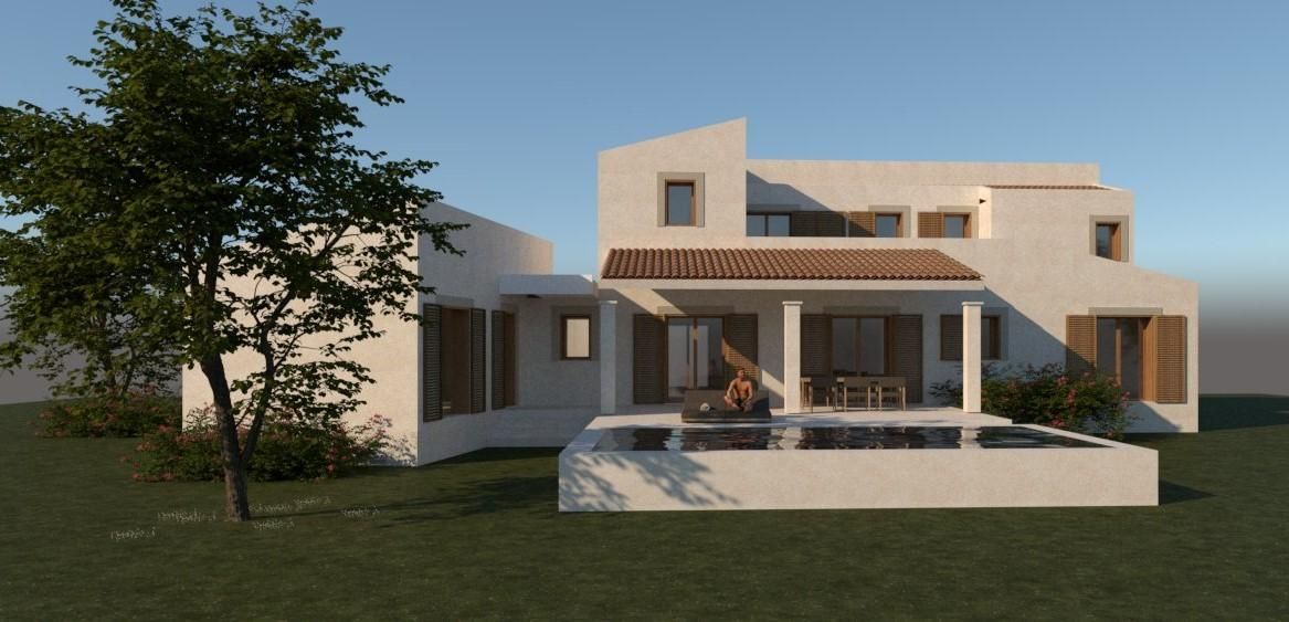 Vista exterior de Residencial en venda en Binissalem