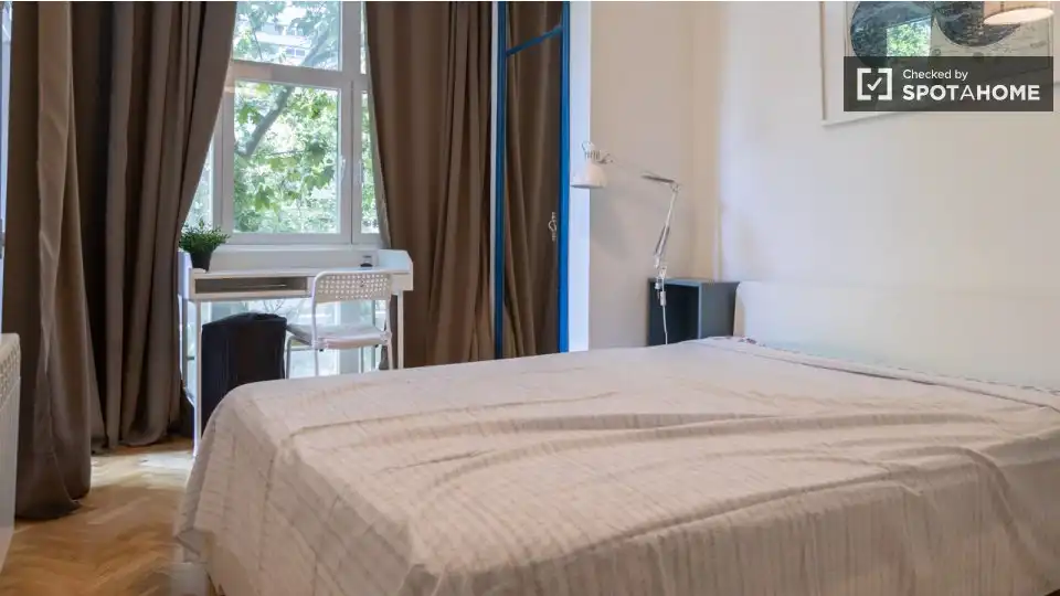 Habitación de Apartamento para compartir en Madrid con Aire acondicionado, Calefacción y Terraza