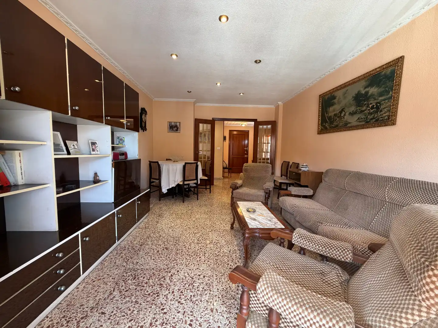 Living room of Flat for sale in Santa Pola  with Terrace and Furnished