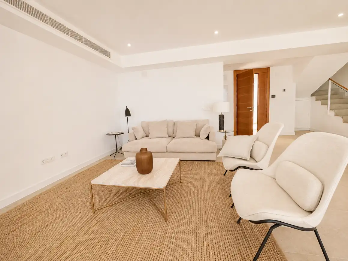 Sala de estar de Casa o chalet en venta en Altea con Aire acondicionado, Calefacción y Jardín privado