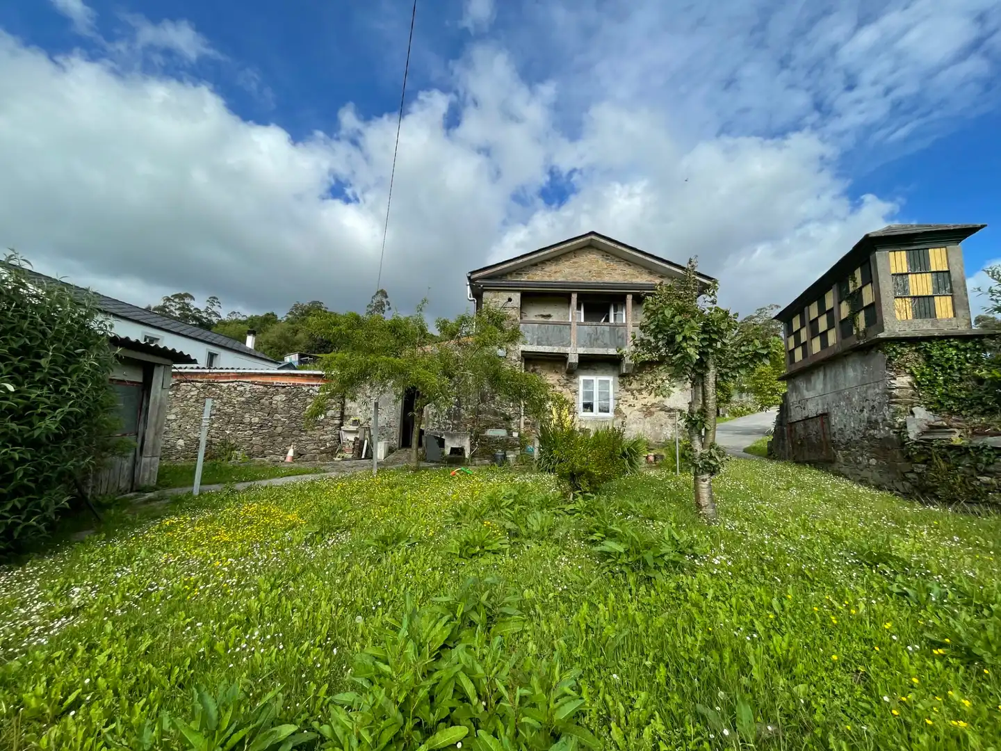 Exterior view of Houses for sale in As Somozas   with Private garden, Furnished and Oven