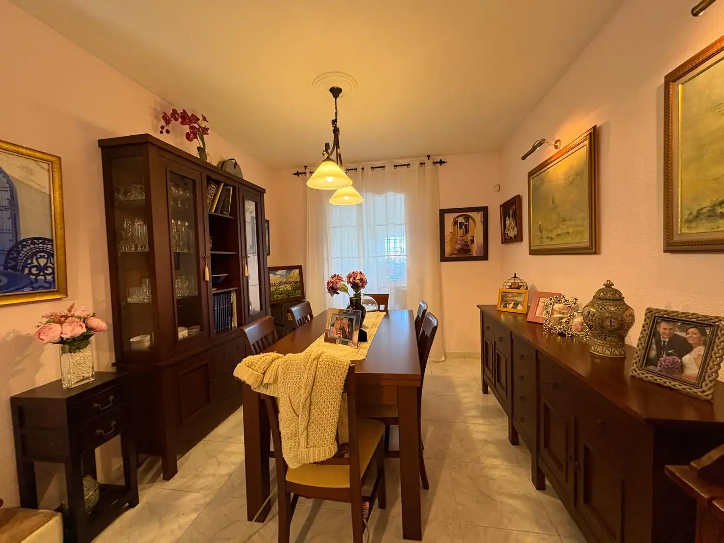 Dining room of Detached homes for sale in Algeciras  with Air Conditioner, Storage room and Furnished
