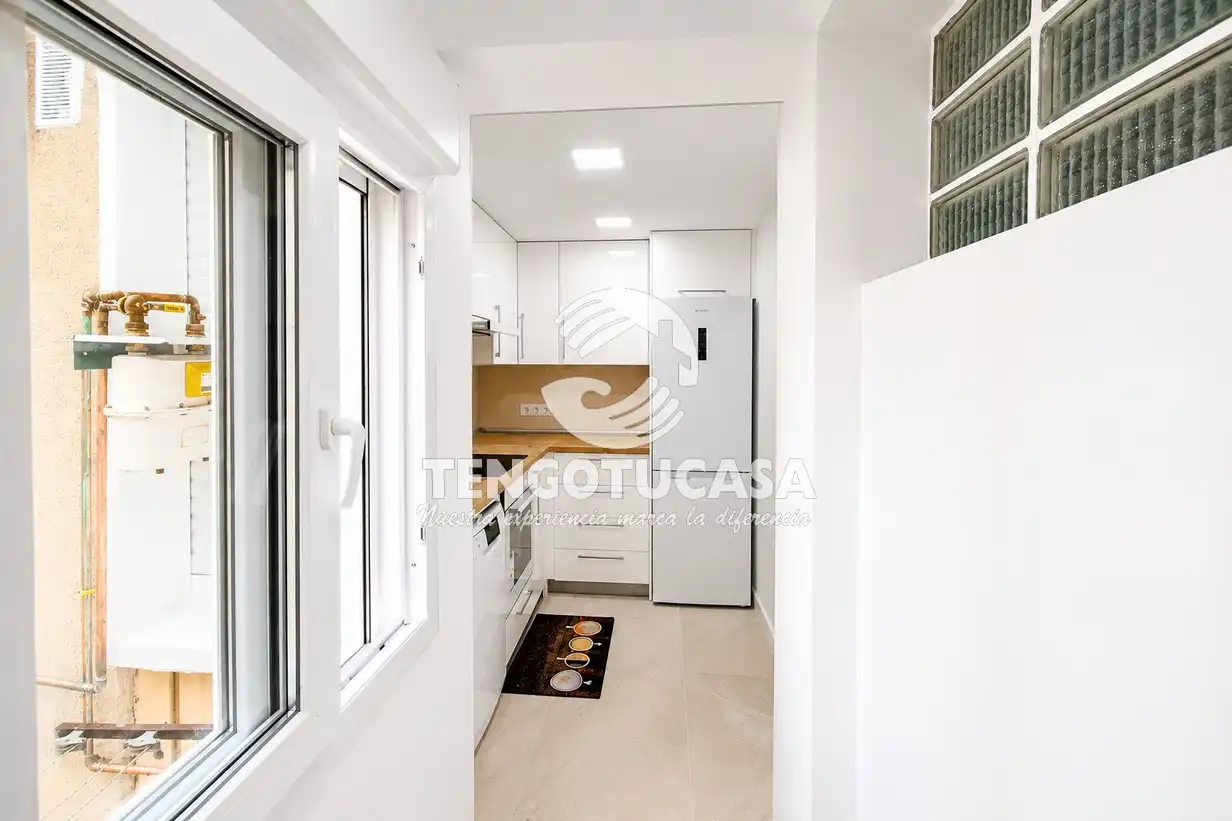 Küche von Wohnung zum Verkauf in Madrid mit Klimaanlage, Heizung und Parkett