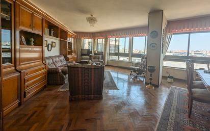 Living room of Flat for sale in A Coruña Capital   with Heating, Parquet flooring and Storage room