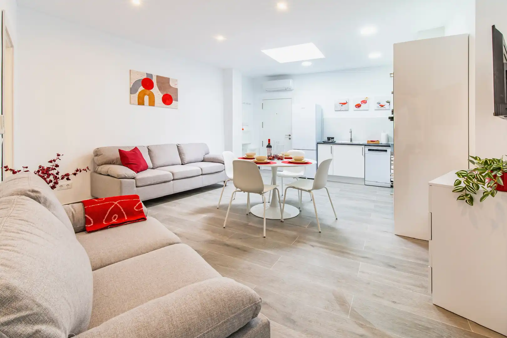 Wohnzimmer von Wohnungen zur Miete in Calvià mit Klimaanlage, Heizung und Möbliert