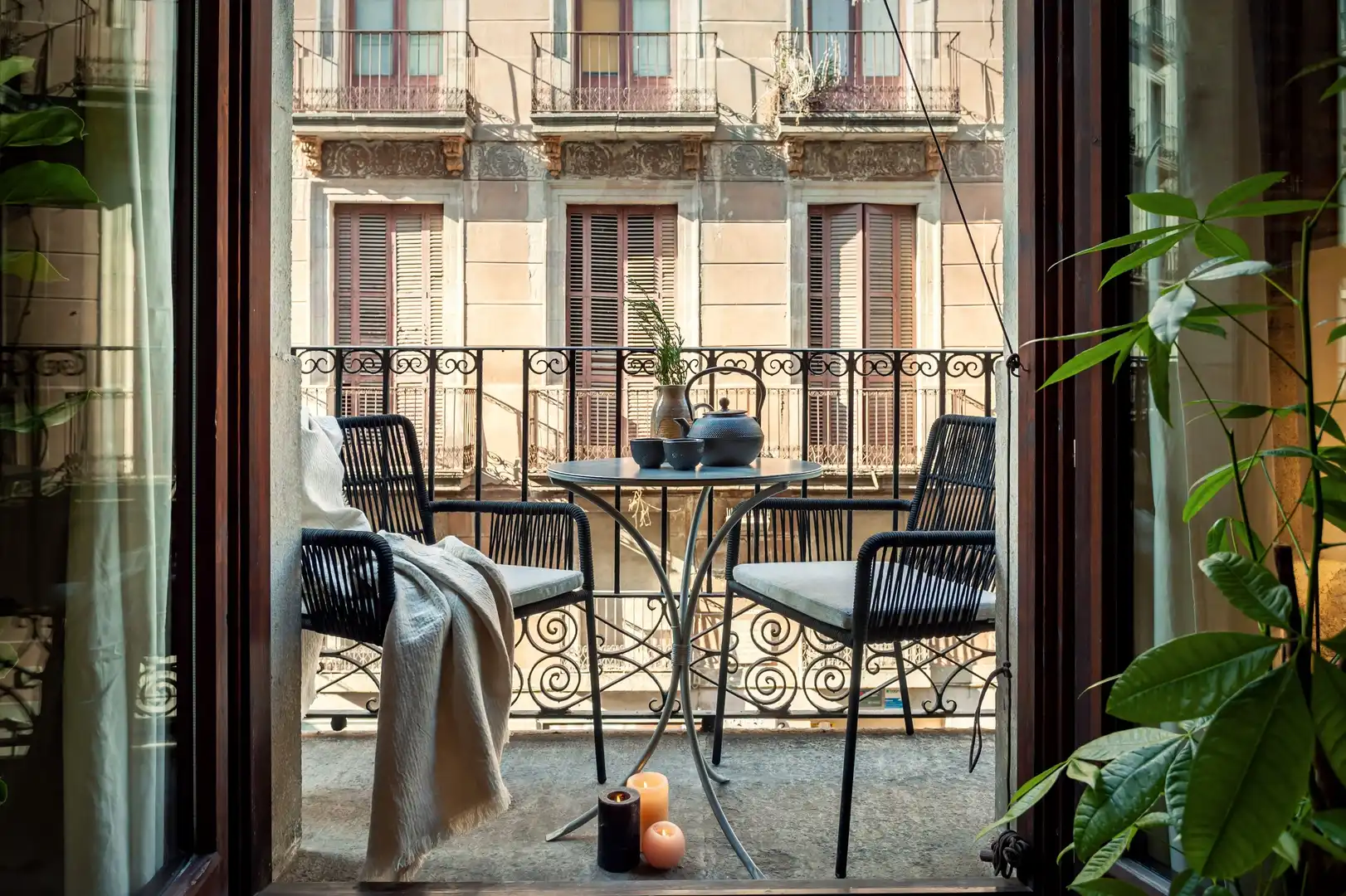 Terrasse von Wohnungen zur Miete in Barcelona mit Klimaanlage, Heizung und Terrasse