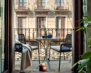 Terrassa de Apartament de lloguer en  Barcelona Capital amb Aire condicionat, Terrassa i Balcó