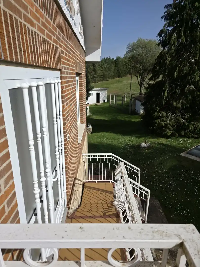 Terrassa de Casa o xalet en venda en Pomar de Valdivia amb Calefacció, Jardí privat i Terrassa