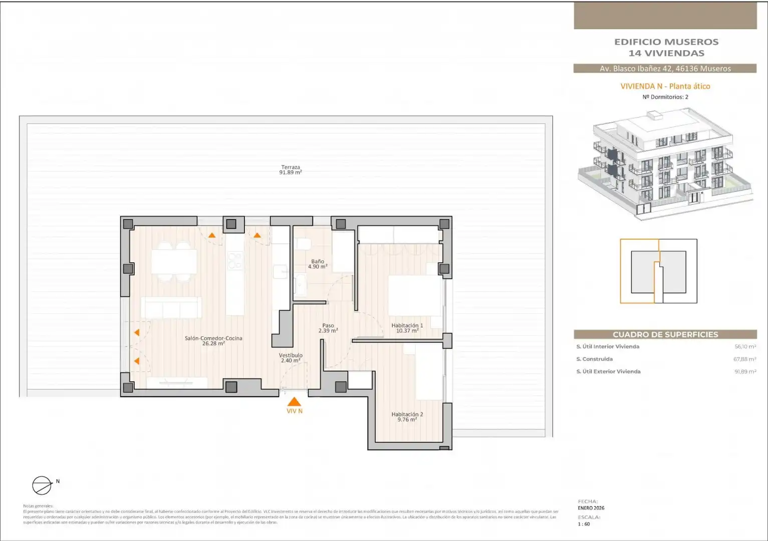 Penthouse mit Aufzug zum Verkauf in Museros, imagen 9