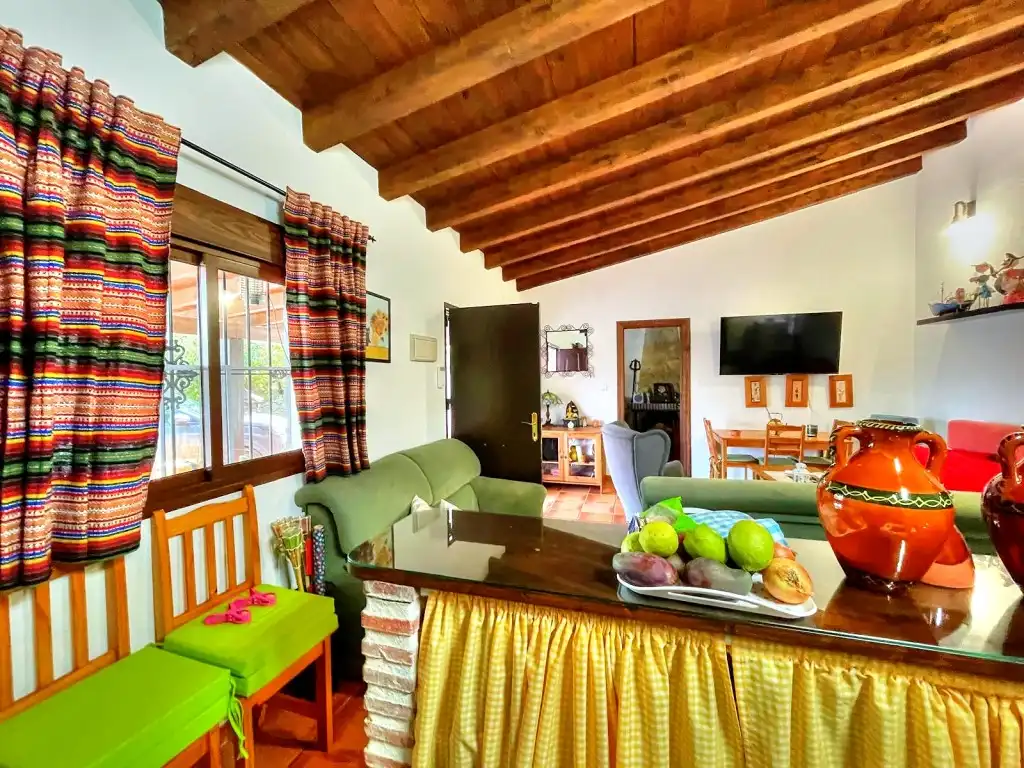 Living room of Country homes for sale in El Borge  with Air Conditioner, Private garden and Swimming Pool