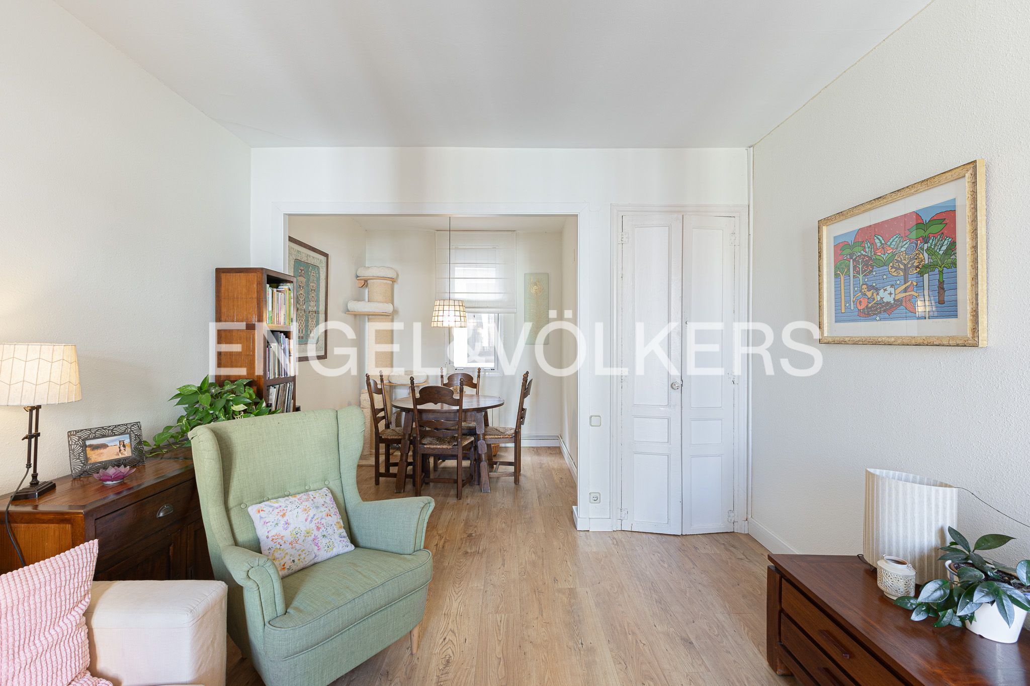 Dining room of Apartment for sale in  Barcelona Capital  with Air Conditioner, Heating and Parquet flooring
