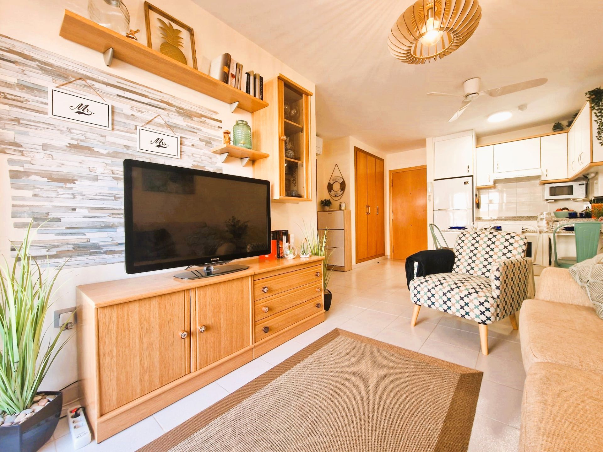 Living room of Apartment for sale in Canet d'En Berenguer  with Terrace and Furnished