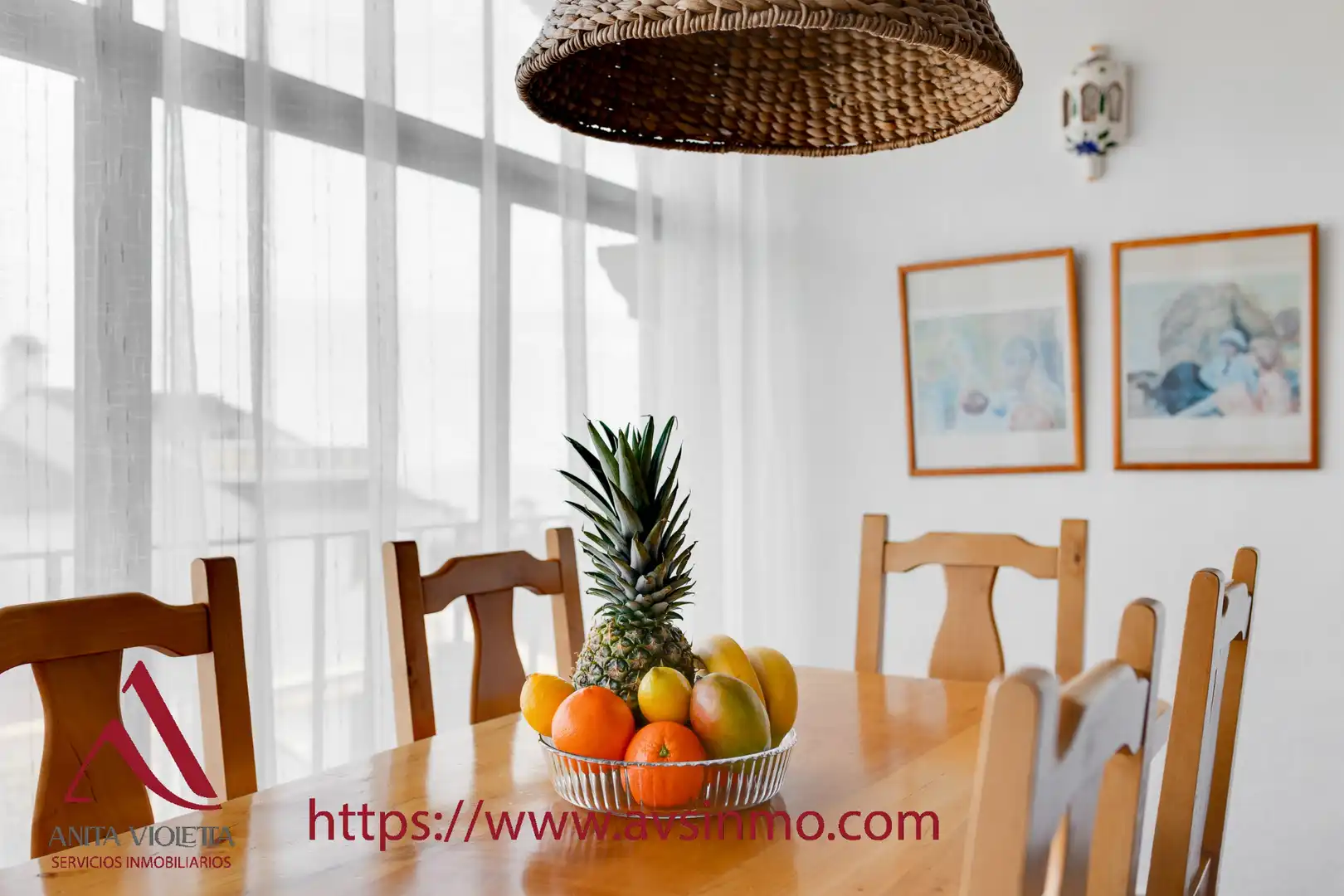 Dining room of Detached homes for rent in Santa Pola  with Air Conditioner, Terrace and Furnished