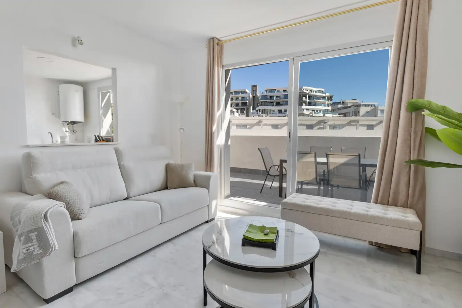 Living room of Attic for sale in Mijas  with Air Conditioner, Heating and Terrace